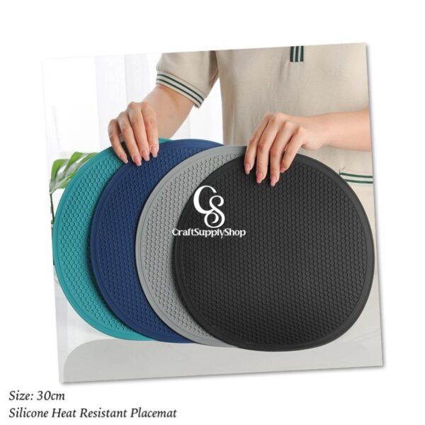 Round Silicone Heat Resistant Placemat