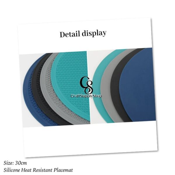 Round Silicone Heat Resistant Placemat