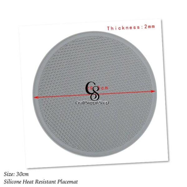 Round Silicone Heat Resistant Placemat