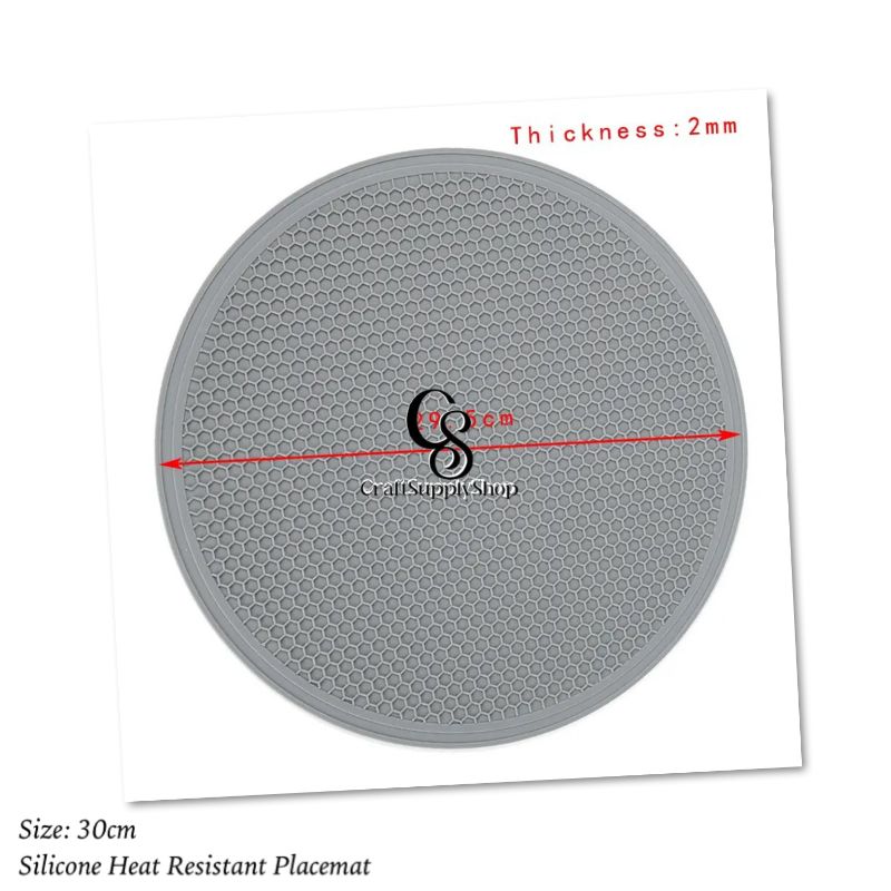 Round Silicone Heat Resistant Placemat