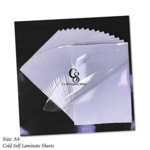 A4 Glossy Clear Self Laminating Sheets