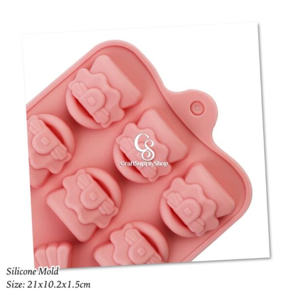 Shoe bag Fan Silicone Mould