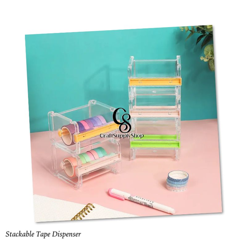 Stackable Washi Tape Dispenser (14) Stackable Washi Tape Dispenser