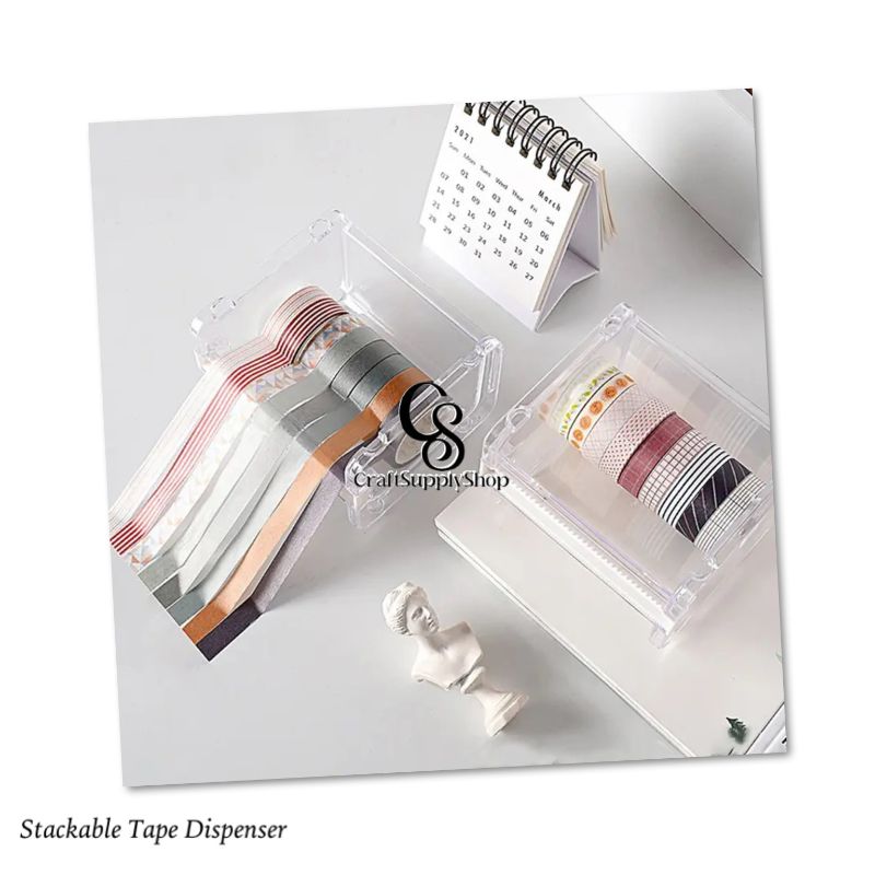 Stackable Washi Tape Dispenser (15) Stackable Washi Tape Dispenser