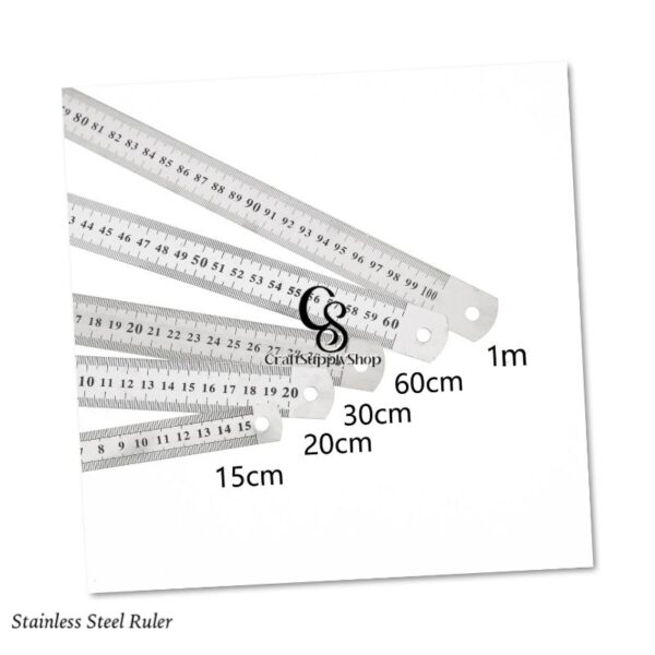 Stainless Steel Ruler - 30cm 60cm