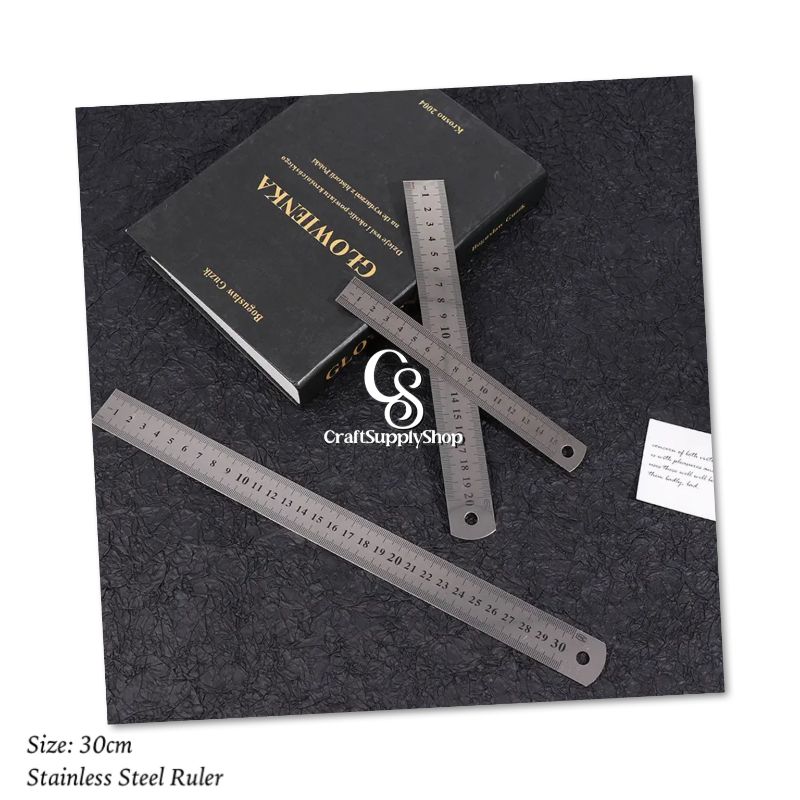 Stainless Steel Ruler – 30cm 60cm (2) Stainless Steel Ruler - 30cm 60cm