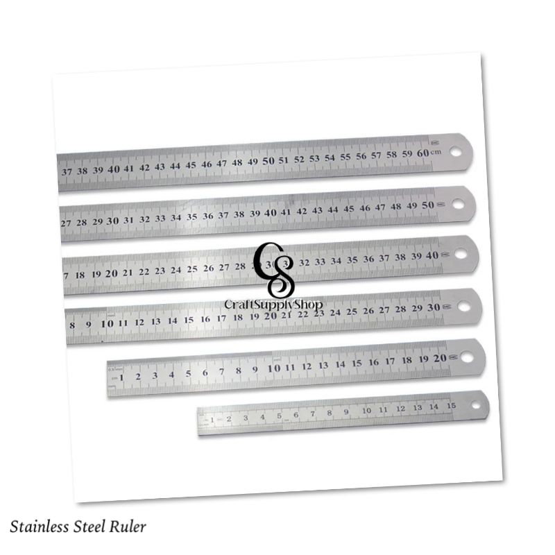 Stainless Steel Ruler – 30cm 60cm (8) Stainless Steel Ruler - 30cm 60cm