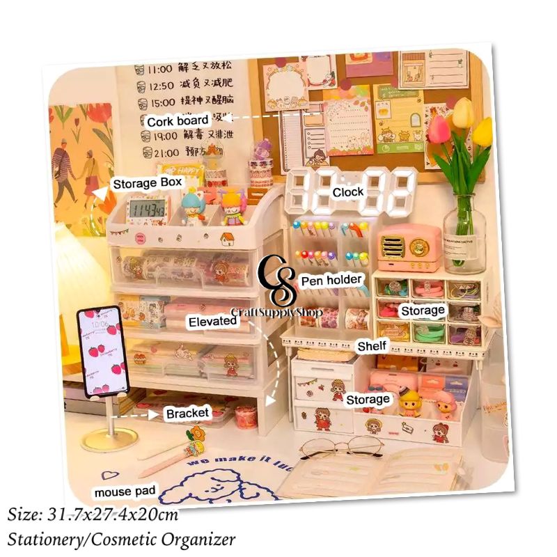 Stationery or Cosmetic Makeup Organizer