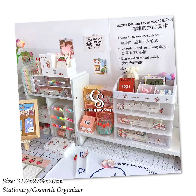Stationery or Cosmetic Makeup Organizer
