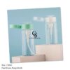 Clear Bottle Push Down Empty Lockable Pump Dispenser Bottle for Liquids, Cleaning Isopropyl Alcohol Nail Polish and Makeup Remover