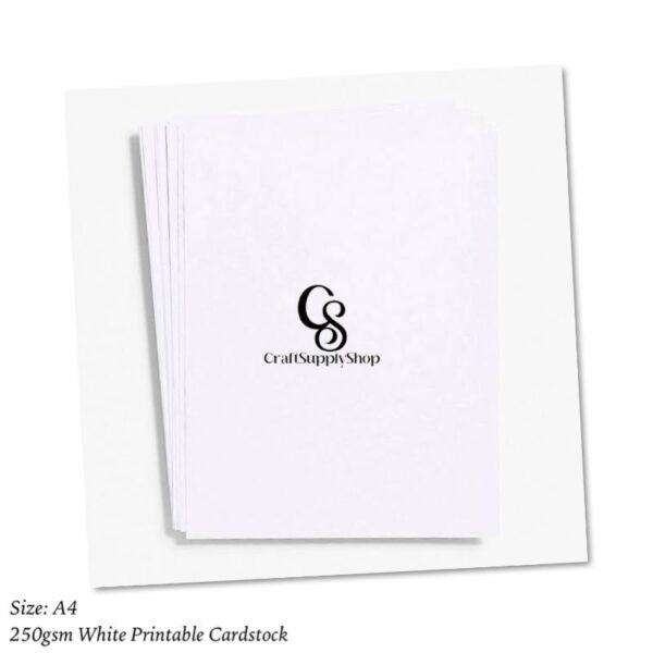 a4 art card 250gsm printable white