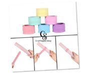 Silicone Slap Bracelets Vinyl Roll Storage Holder Slap Bracelet Wristbands for School Party DIY Painting Craft Project Storage