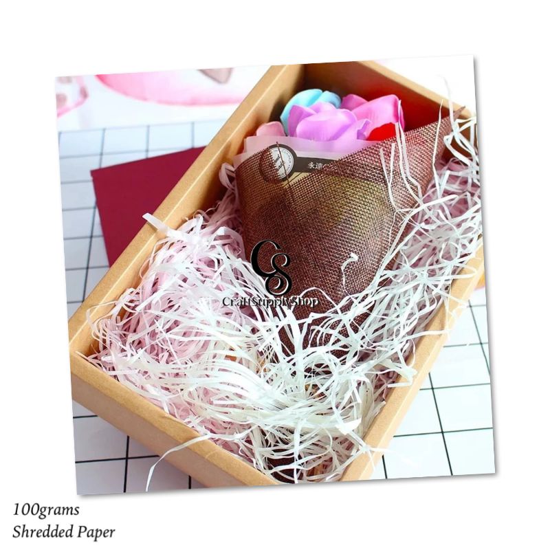 Shredded Paper 100grams (2) White Shredded Paper 100grams