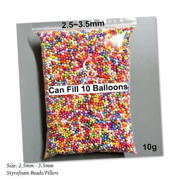 2.5 - 3.5mm Polystyrene Styrofoam Beads Fillers