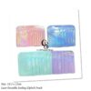 LASER CANDY Mylar Bags Resealable Odor Proof Bags Holographic Packaging Pouch Bag with Clear Window for Food Storage Eyelash Jewelry Candy Electronics Storage