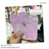 Jewelry Bags, Resealable Zip Bags, Clear Laser Pink Plastic Bags with Clear Window, Cute Small Bags for Jewelry Package, Small Business, Candy, Data Cable, makeup kit