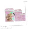 Jewelry Bags, Resealable Zip Bags, Clear Laser Pink Plastic Bags with Clear Window, Cute Small Bags for Jewelry Package, Small Business, Candy, Data Cable, makeup kit