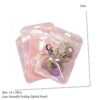 Candy Laser Smell Proof Holographic Mylar Bags Resealable Zipper Bags for Small Business Packaging Supplies