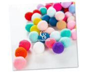 Soft Pompons Colorful Fluffy Plush Craft DIY Pom Pom Ball Fur Pon Pon Home Decoration Accessories