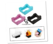 Silicone Cup Cradle for Tumblers, Tumbler Holder for Crafts with Built-in Slot and Felt Edge Squeegee,Small Cup Cradle Use to Apply Vinyl Decals,Anti-Skidding Tumbler Stand Cup Holder