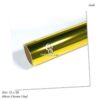 Metallic Gold Mirror Chrome Permanent Adhesive Vinyl, Indoor & Outdoor Vinyl, Waterproof, Scrapbooking, Easy Cut & Weed for DIY Crafts, Party Decor, Car Decals