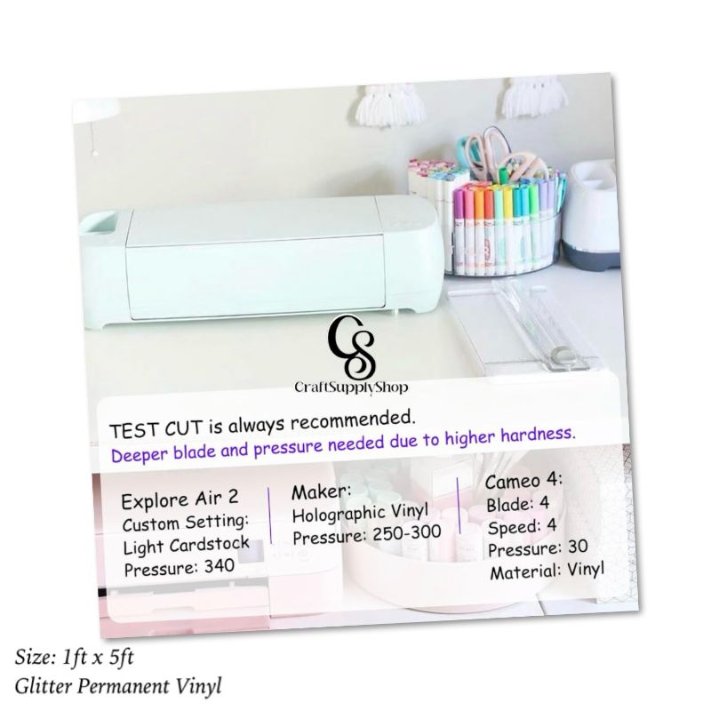 White Shimmer Permanent Vinyl for Cricut, White Glitter Vinyl Permanent Rolls (8) White Shimmer Permanent Vinyl for Cricut, White Glitter Vinyl Permanent Rolls - 12" x 8 FT Adhesive Vinyl Roll for Cricut, Silhouette, Cameo, Signs, Scrapbooking, Craft, Die Cutters