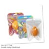 Holographic Ziplock Bags, Reusable Foil Sample Bags for Packaging, Resealable Aluminum Mylar Bags, Clear Foil Pouches for packaging or Storage