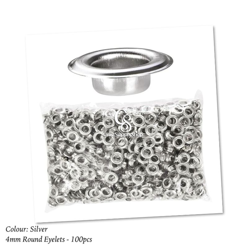 4mm Metal Brass Eyelets Clothing Accessories Grommets Garment Eyelet Iron Bags Eyelet (9) 100pcs 4mm Metal Eyelets Round Inner Hole Grommets DIY Rivet Leathercraft Accessories Air-Hole for Shoes Belt Bag Tag Clothes Scrapbook