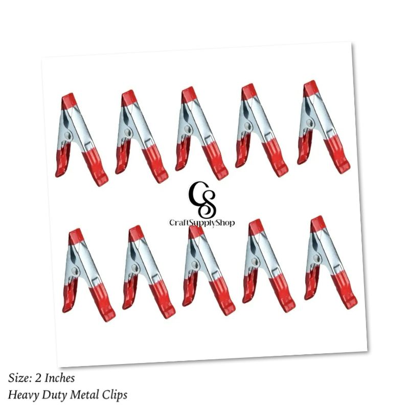 Non-slip 2inch 4inch 6inch Wood Working Heavy Duty Metal Clip Steel Spring Clamps (19) 6-inch, 4-inch Heavy Duty Metal Spring Clamps Set, 2-inch, 1-inch Jaw opening, with Protective Handles and Tips