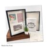 Shadow Box Picture Frame with Real Glass Deep Wood Memory Box Display case for Flowers, Ticket, Memorabilia, Keepsake, Medal, Art and Photos