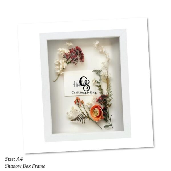 Shadow Box Picture Frame with Real Glass Deep Wood Memory Box Display case for Flowers, Ticket, Memorabilia, Keepsake, Medal, Art and Photos