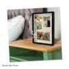 A4 Shadow Box Picture Frame with Real Glass Deep Wood Memory Box Display case for Flowers, Ticket, Memorabilia, Keepsake, Medal, Art and Photos