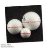 White polystyrene Craft Styrofoam Foam Balls. Material for Arts and Crafts