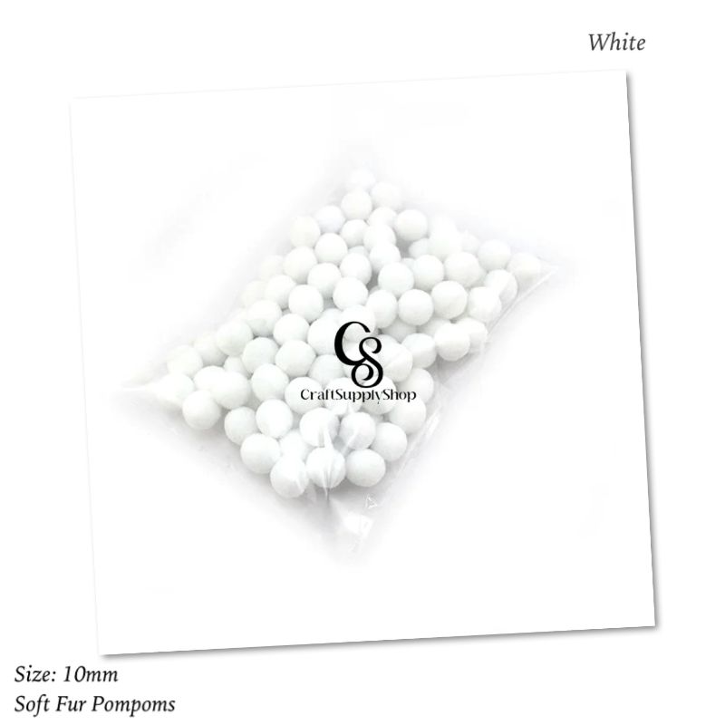 10mm 30mm Round Shaped Mixed Color Soft Fluffy Pom Pom for Art & Craft, Party Decoration, DIY Sewing Crafts Jewelry Making (2) Faux Fur Pom Pom Ball 10mm/1CM Soft Fluffy Ball Charms Craft DIY Mini Pompom Balls for Hair Accessories, Weddings, Birthdays, Christmas Decor