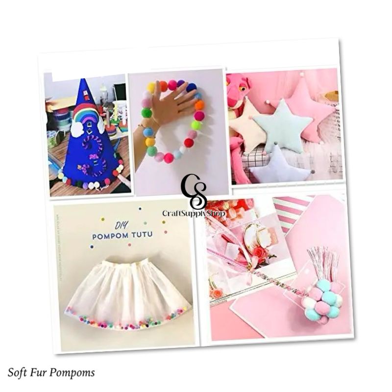 10mm 30mm Round Shaped Mixed Color Soft Fluffy Pom Pom for Art & Craft, Party Decoration, DIY Sewing Crafts Jewelry Making (28) Faux Fur Pom Pom Ball 10mm/1CM Soft Fluffy Ball Charms Craft DIY Mini Pompom Balls for Hair Accessories, Weddings, Birthdays, Christmas Decor