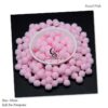 Faux Fur Pom Pom Ball 10mm/1CM Soft Fluffy Ball Charms Craft DIY Mini Pompom Balls for Hair Accessories, Weddings, Birthdays, Christmas Decor