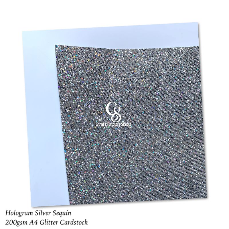 A4 SILVER SEQUIN Glitter Hologram Sequin Honeycomb Cardstock Paper, 200GSM SILVER Paper for Crafts, heavy Cardstock for DIY Projects Birthday Party Decoration A4 SILVER SEQUIN Glitter Hologram Sequin Honeycomb Cardstock Paper, 200GSM SILVER Paper for Crafts, heavy Cardstock for DIY Projects Birthday Party Decoration