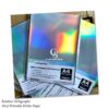 Holographic Rainbow Printable Vinyl Sticker Paper Waterproof Sticker Paper For Inkjet/Laser Printer