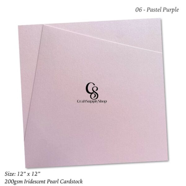 12 x 12 inches Iridescent Pearlized Coating Cardstock Paper for DIY Cards, Invitations,Scrapbooking,Certificates and Other Crafts