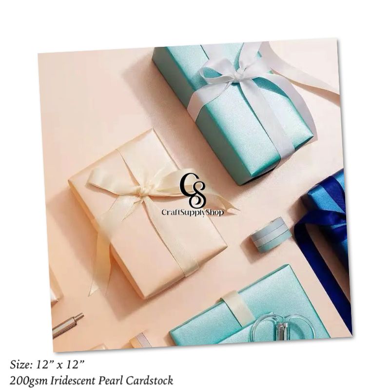 200gsm Iridescent Pearl Cardstock Paper DIY Card Making Paper Wrapping Paper Craft Paper Pure Color Pearl Glitter Paper (8) 12 x 12 inches Iridescent Pearlized Coating Cardstock Paper for DIY Cards, Invitations,Scrapbooking,Certificates and Other Crafts