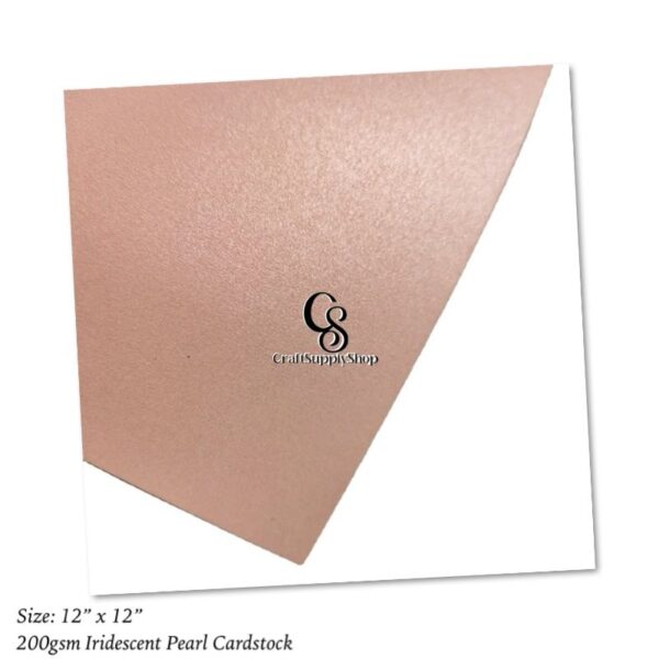 12 x 12 inches Iridescent Pearlized Coating Cardstock Paper for DIY Cards, Invitations,Scrapbooking,Certificates and Other Crafts