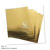 A4 Gold Cardstock - 29.7 x 21cm / 11.7 x 8.25 inches 300gsm - Metallic Foil/Mirror Paper Board for Wedding Invitations, Arts and Crafts, Scrapbooking, and Office Supplies