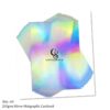 Holographic Card A4 Silver Rainbow Card Metallic Holographic Paper Thick 250gsm Card Shiny Rainbow Silvered Sheets Foil Activity Craft Scrapbooking Cardstock With Iridescent Shimmer Finish