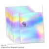 Holographic Card A4 Silver Rainbow Card Metallic Holographic Paper Thick 250gsm Card Shiny Rainbow Silvered Sheets Foil Activity Craft Scrapbooking Cardstock With Iridescent Shimmer Finish