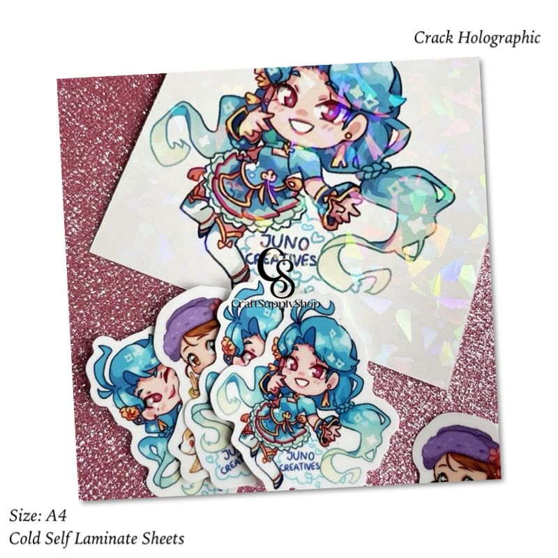 Cold Self Adhesive Laminating Sheets for Ultimate Protection. No Machines Needed, 4 Mil Thickness, 8.5 x 11 Inches. Effortless, Durable & Perfect for Documents & Photos. (29) Broken Glass Crack Holographic Cold Self Adhesive Laminating Sheets for Ultimate Protection. No Machines Needed, 4 Mil Thickness, 8.5 x 11 Inches. Effortless, Durable & Perfect for Documents & Photos.