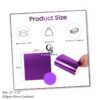 Purple Cardstock 12 x 12 inches 250gsm - Metallic Foil/Mirror Paper Board for Wedding Invitations, Arts and Crafts, Scrapbooking, and Office Supplies