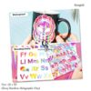 ROSEGOLD Glossy Rainbow Holographic Chrome Vinyl Bubble Free Rainbow Holographic Adhesive Craft Vinyl