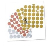 Self Adhesive 1inch Scratch Off Stickers Labels