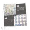 Holographic Self Adhesive 1inch Scratch Off Stickers Labels Hologram Scratch Stockers