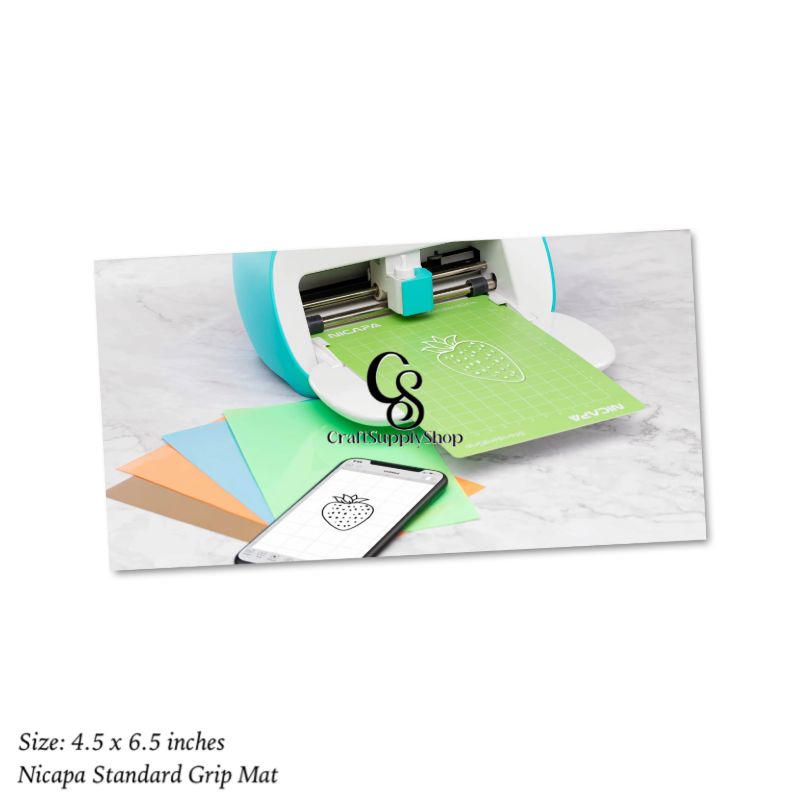 Cutting Mat for Cricut Joy Machine 3 Pack Replacement Adhesive Cut Mats for Cricut Joy (Green Purple Blue Mats 4.5"X12"+4.5"X6.5"-VarietyGrip)